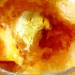 フルーツパーラー 弘法屋 - かき氷（桃）850円