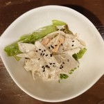 快食快飲 ま。 - お通し ごぼうサラダ