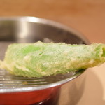 てんぷら 深町 - 万願寺唐辛子