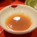 てんぷら 深町 - 梅肉ソース