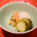 てんぷら 深町 - お新香