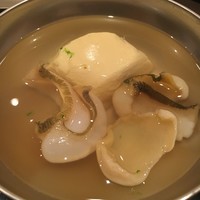まき村 - 黒鮑と玉子豆腐のお椀