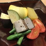 華やぎ - お野菜（水茄子、莢隠元、北の極み、里むすめ、新里芋、黄色ズッキーニ