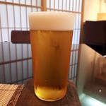 銀座 安達直人 - 生ビール