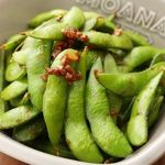 garlic edamame