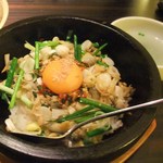 焼肉家和 - あさりとねぎの石焼きピビンバ