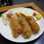 とんかつ恵比寿 - 海老フライ