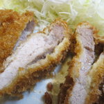 Tonkatsu Ebisu - 上ロースのアップ