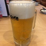 八剣伝 - ちょい呑みセットの生ビール