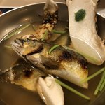うを徳 - 焼き鮎と広島県産松茸