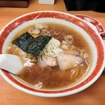 支那ソバ かづ屋 - かづ屋（支那そば799円＋ランチセットの醤肉飯201円）