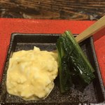 光壽おおやま - 小松菜とタルタル