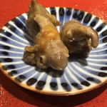 光壽おおやま - 鶏のハツ　オリーブオイル漬け