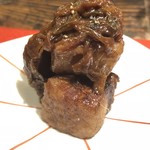 光壽おおやま - 鮪の炊き合わせ　バルサミコソース