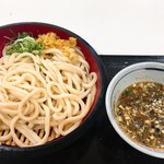 丸亀製麺 - 鶏と香味野菜のつけ汁 並 590円