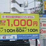 ラーメン二郎 - 周辺のコインパーキングの例