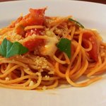 イタリアンおりべ - トマトとモッツァエラチーズのパスタ