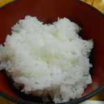 とんかつ 万平 - ご飯