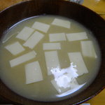 とんかつ 万平 - お味噌汁