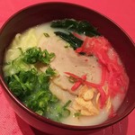 福山ニューキャッスルホテル ビアホール - とんこつラーメン(2018.08.11)