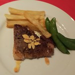 福山ニューキャッスルホテル ビアホール - ステーキにポテトとまめをトッピング！(2018.08.11)