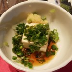 福山ニューキャッスルホテル ビアホール - 冷ややっこ(2018.08.11)