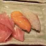 福山ニューキャッスルホテル ビアホール - お寿司⑤(2018.08.11)