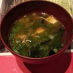 福山ニューキャッスルホテル ビアホール - あさりのお汁(2018.08.11)