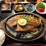 大木海産物レストラン - 時価魚のバター焼き定食