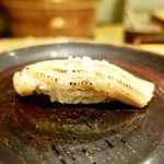 Sushiyaootou - ［2018/08］寿司⑨ 対馬産あなごの握り 塩