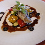 グラバー邸 - 鯛のグリル　バルサミコスース