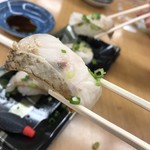 大口水産株式会社 - のど黒炙り寿司…脂ノリノリ(*´꒳`*)