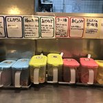 ちゅるるちゅーら ラーメン研究所 - 無料トッピング