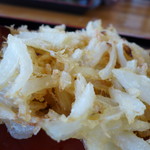 めんこ屋 - 玉葱天ぷら(キャンペーン価格80円)