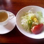 木々珈琲舎 - スープ＆サラダ