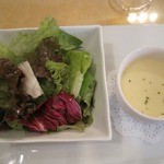 クレープリー・アルション - ランチの前菜とスープ