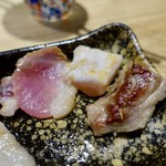 中華蕎麦 とみ田 - 下になってるやつ掘り出したちゃー