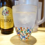 中華蕎麦 とみ田 - お水のコップ