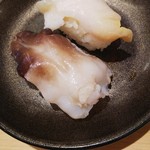 スシロー - 貝の食べ比べ(黒とり貝、大つぶ貝)