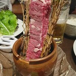 函館焼肉ホルモン市場 愛 - 牛サガリ（2018/1/22）