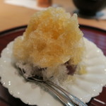 青華こばやし - 30年8月　葡萄かき氷