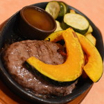 サイゼリヤ - 夏野菜のハンバーグ（５９９円）２０１８年８月