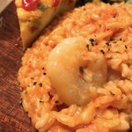 Risotto Cafe 東京基地 - 海老プリプリ！