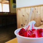 あさむらいちご園 - いちごみるく冷凍いちご入り¥375