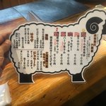 成吉思汗 大黒屋 - 生ラムと厚切りラック？？