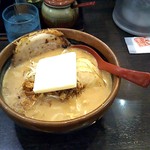 麺場 田所商店 - バターラーメン840円+炙りチャーシュー