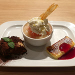 AU GAMIN DE TOKIO table - ドルチェ３点盛合わせ