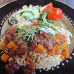 野菜のチリトマト煮ごはん