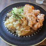 サクサク唐揚げごはん