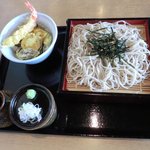 信州そば処やまへい - ざるそばと天丼セット